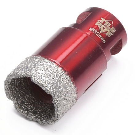 Picture of TILE RITE M14 THREAD BRAZED DRY DRILL BIT 32MM