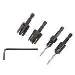 Picture of TREND CRAFTPRO SNAPPY DRILL COUNTERSINK & PLUG CUTTER SET (4 PIECE)