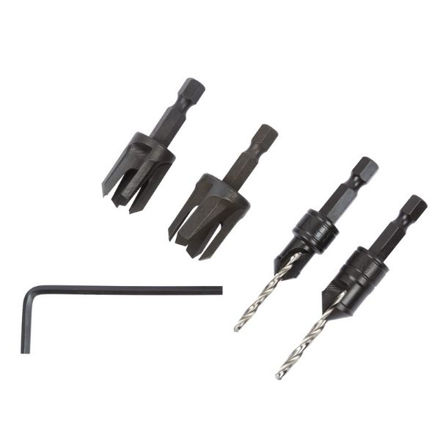 Picture of TREND CRAFTPRO SNAPPY DRILL COUNTERSINK & PLUG CUTTER SET (4 PIECE)