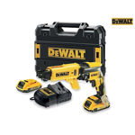 Picture of DEWALT CORDLESS 18V COLLATED DRYWALL SCREW GUN C/W 2 X 2AMP BATTERIES 