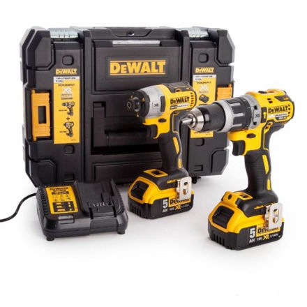 Picture of DEWALT DCK266P2T 18V BRUSHLESS TWIN KIT 2 X 5AMP BATTERIES