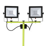 Picture of LUCECO ECO SLIMLINE TRIPOD TWIN HEAD WORK LIGHT 2 X 1600 LUMENS 2 X 20W 240V