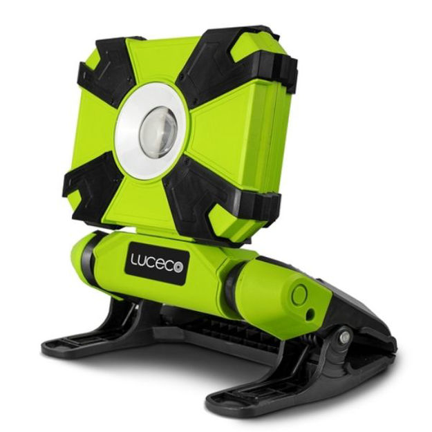 Picture of LUCECO RECHARGEABLE CLAMP WORK LIGHT 900 LUMENS 9W - USB CHARGE