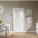 Picture of WHITE PRIMED SUFFOLK DOOR 2'6"X 6'6" 1981X762X35MM (30")