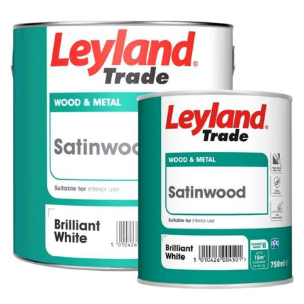 Picture of LEYLAND TRADE SATINWOOD BRILLIANT WHITE