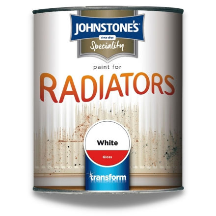 Picture of JOHNSTONES RADIATOR PAINT GLOSS WHITE