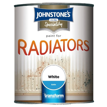 Picture of JOHNSTONES RADIATOR PAINT SATIN WHITE
