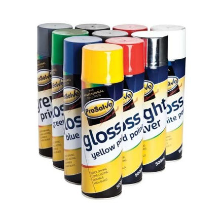 Picture of PROSOLVE ACRYLIC GLOSS SPRAY PAINT 500ML AEROSOL