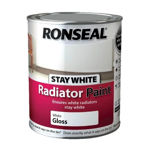 Picture of RONSEAL ONE COAT STAY WHITE RADIATOR PAINT GLOSS