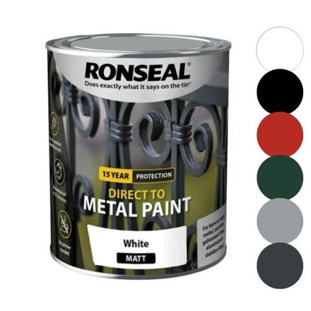 Picture of RONSEAL DIRECT TO METAL MATT FINISH 250ML