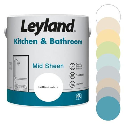 Picture of LEYLAND KITCHEN & BATHROOM PAINT 2.5L