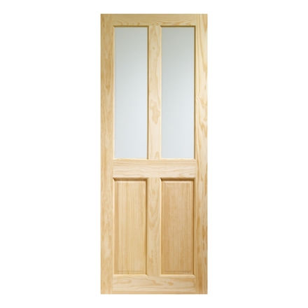 Picture of X L JOINERY VICTORIAN CLEAR GLAZED PINE DOOR 35X1981MM