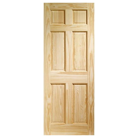 Picture of X L JOINERY CLEAR PINE COLONIAL 6 PANEL DOOR 35X1981MM