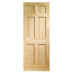 Picture of X L JOINERY CLEAR PINE COLONIAL 6 PANEL DOOR 35X1981MM