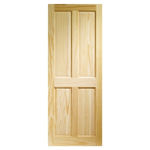 Picture of X L JOINERY CLEAR PINE VICTORIAN 4 PANEL DOOR 35X1981MM