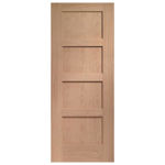Picture of X L JOINERY OAK SHAKER 4 PANEL DOOR 35X1981MM