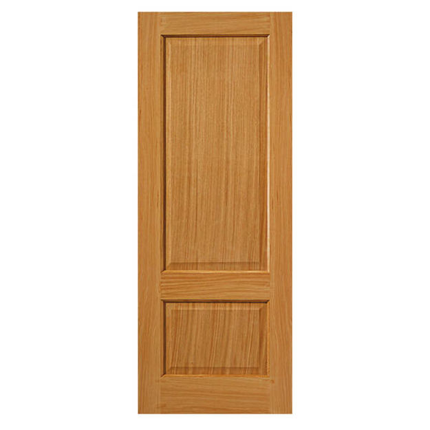 Picture of JB KIND TRENT 2 PANEL OAK INTERNAL DOOR - PRE-FINISHED 35MM x 1981MM