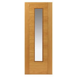Picture of JB KIND OAK EMRAL GLAZED INTERNAL DOOR - PRE FINISHED 35MM x 1981MM
