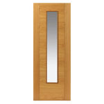 Picture of JB KIND OAK EMRAL GLAZED INTERNAL DOOR - PRE FINISHED 35MM x 1981MM