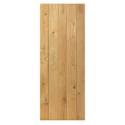 Picture of JB KIND RUSTIC OAK LEDGED & BRACED INTERNAL DOOR - UNFINISHED 40MM x 1981MM