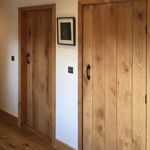 Picture of JB KIND RUSTIC OAK LEDGED & BRACED INTERNAL DOOR - UNFINISHED 40MM x 1981MM