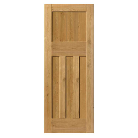 Picture of JB KIND RUSTIC OAK 1930'S DX INTERNAL DOOR - PRE FINISHED 35MM x 1981MM