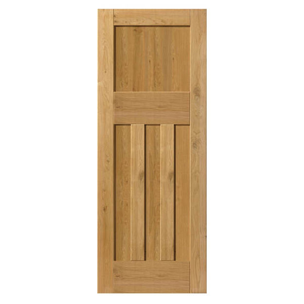 Picture of JB KIND RUSTIC OAK 1930'S DX INTERNAL DOOR - PRE FINISHED 35MM x 1981MM