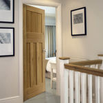 Picture of JB KIND RUSTIC OAK 1930'S DX INTERNAL DOOR - PRE FINISHED 35MM x 1981MM
