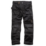 Picture of SCRUFFS BLACK WORKER TROUSERS
