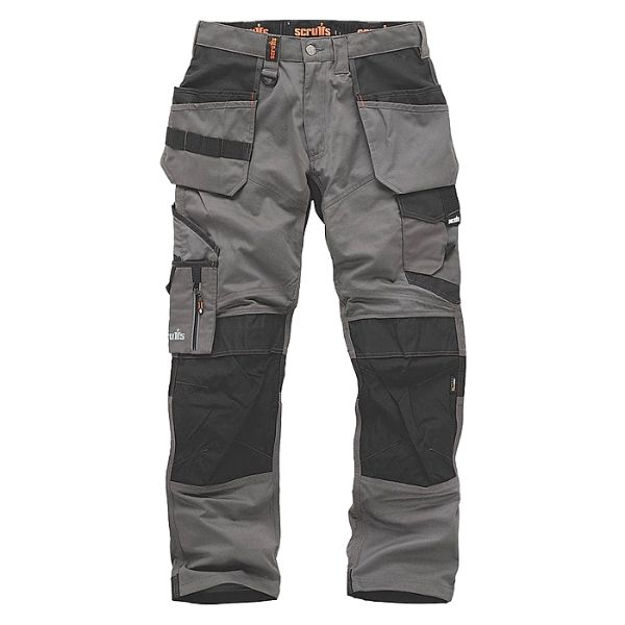 Picture of SCRUFFS SLATE TRADE TROUSERS (HOLSTER)