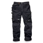 Picture of SCRUFFS BLACK PRO FLEX PLUS TROUSERS (HOLSTER)