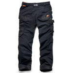 Picture of SCRUFFS BLACK PRO FLEX PLUS TROUSERS (HOLSTER)