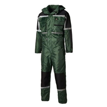 Picture of DICKIES WATERPROOF PADDED COVERALL GREEN