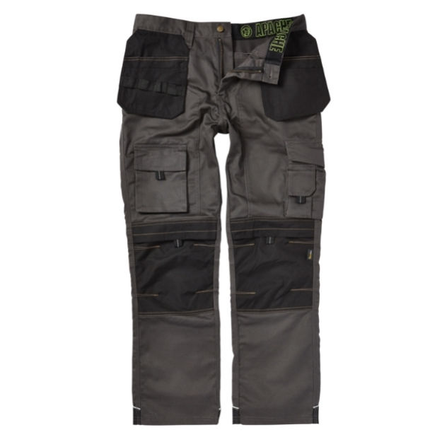 Picture of APACHE GREY/BLACK HOLSTER TROUSERS