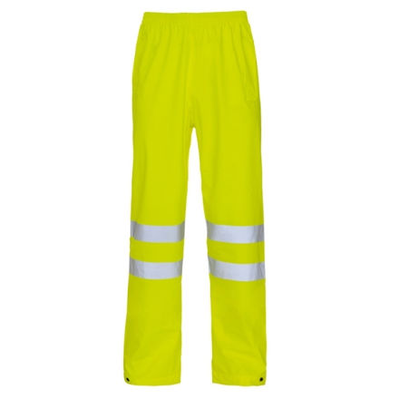 Picture of YELLOW CLASS 1 HI VIZ BREATHABLE FLEX TROUSERS 