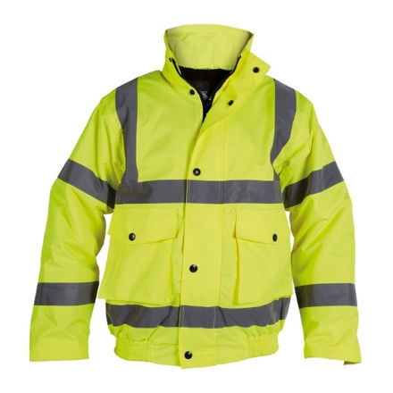 Picture of YELLOW CLASS 3 HI VIZ BOMBER JACKET