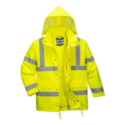 Picture of YELLOW CLASS 3 HI VIZ TRAFFIC JACKET