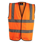 Picture of ORANGE CLASS 2 HI VIZ VEST / WAISTCOAT