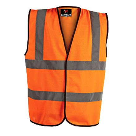 Picture of ORANGE CLASS 2 HI VIZ VEST / WAISTCOAT
