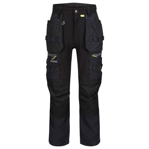 Picture of REGATTA BLACK INFILTRATE STRETCH TROUSERS