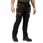 Picture of REGATTA BLACK INFILTRATE STRETCH TROUSERS