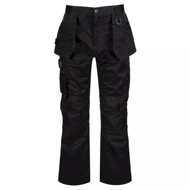 Picture of REGATTA INCURSION BLACK WORK TROUSERS