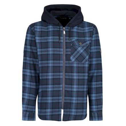 Picture of REGATTA NAVY CHECK SEIGE SHIRT JACKET
