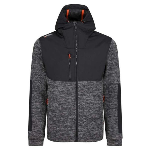 Picture of REGATTA GREY MARL HEIST HYBRID JACKET