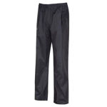 Picture of REGATTA STORMBREAK BLACK WATERPROOF OVERTROUSERS