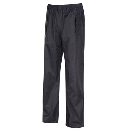 Picture of REGATTA STORMBREAK BLACK WATERPROOF OVERTROUSERS