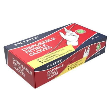 Picture of FILLTITE DISPOSABLE NITRILE GLOVES