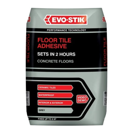 Picture of EVO-STIK FLOOR TILE ADHESIVE FAST SET 10KG