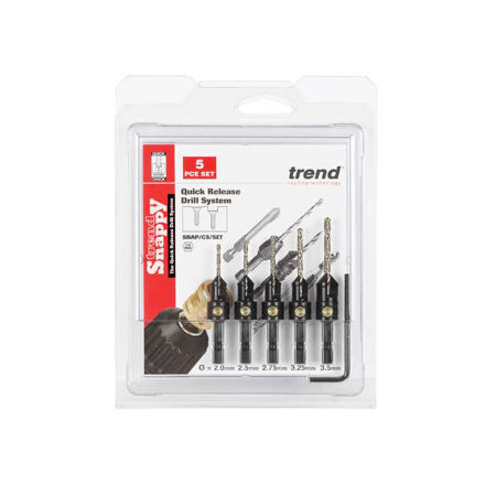 Picture of TREND SNAPPY 5 PIECE COUNTERSINK SET