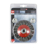 Picture of TIMCO ANGLE GRINDER BEVEL BRUSH TWISTED KNOT STEEL WIRE - 100MM